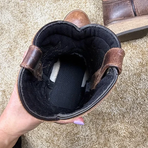 Dingo Leather Western Cowboy Boots Women’s 9 Brown Distressed Embroidered - Picture 15 of 15